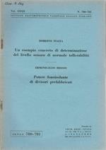 Un esempio concreto di determinazione del livello sonoro di normale tollerabilità - Potere fonoisolante di divisori prefabbricati