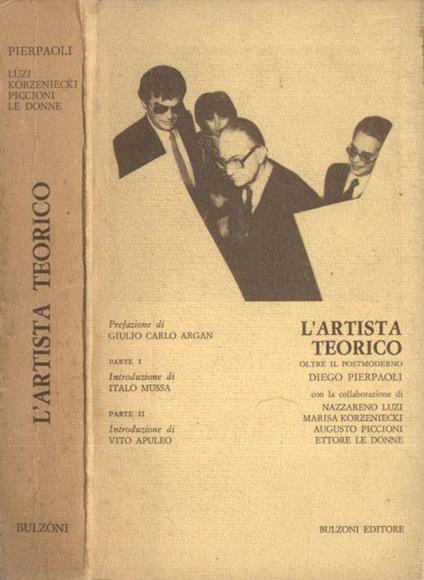 L' artista teorico - Diego Pierpaoli - copertina