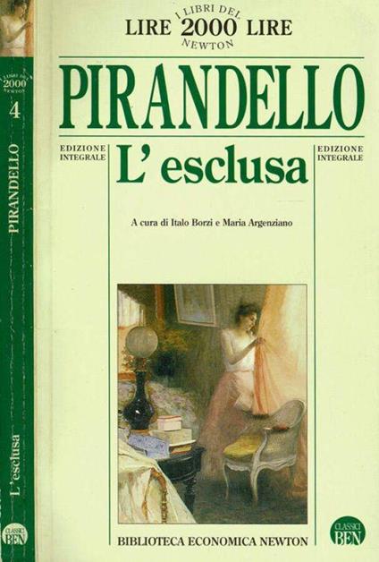 L' esclusa - Luigi Pirandello - copertina