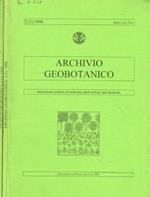 Archivio geobotanico. International journal of geobotany plant ecology and taxonomy. Vol.2, fasc.1, 2, anno 1996