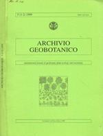 Archivio geobotanico. International journal of geobotany plant ecology and taxonomy. Vol.5(1-2)1999