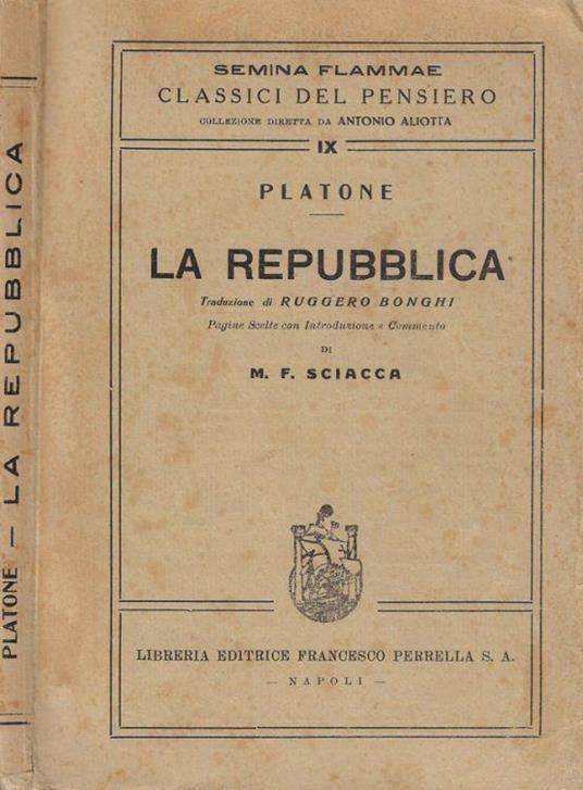 La Repubblica - Platone - copertina