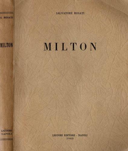 Milton - Salvatore Rosati - copertina