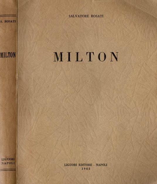 Milton - Salvatore Rosati - copertina