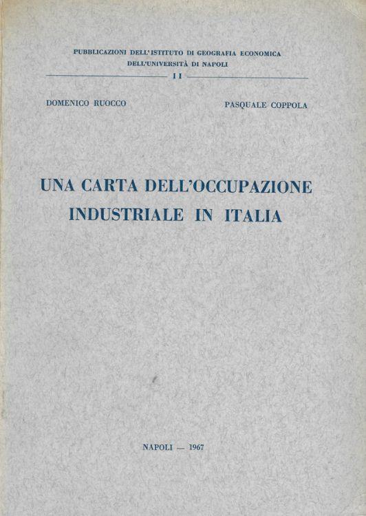 Una carta dell'occupazione industriale in Italia - Domenico Ruocco - copertina