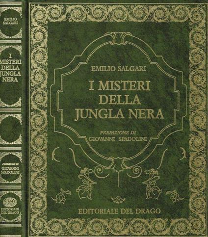 I misteri della jungla nera - Emilio Salgari - copertina