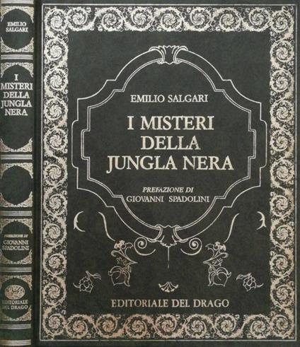 I misteri della jungla nera - Emilio Salgari - copertina