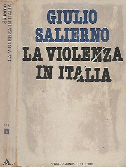La violenza in Italia - Giulio Salierno - copertina