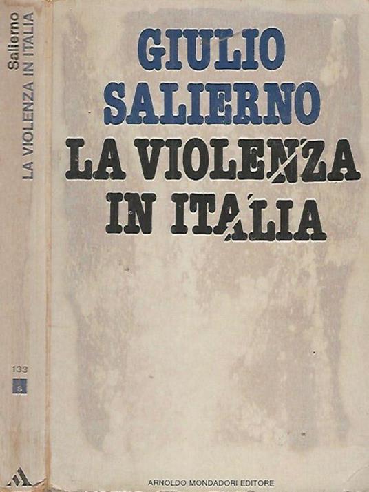 La violenza in Italia - Giulio Salierno - copertina