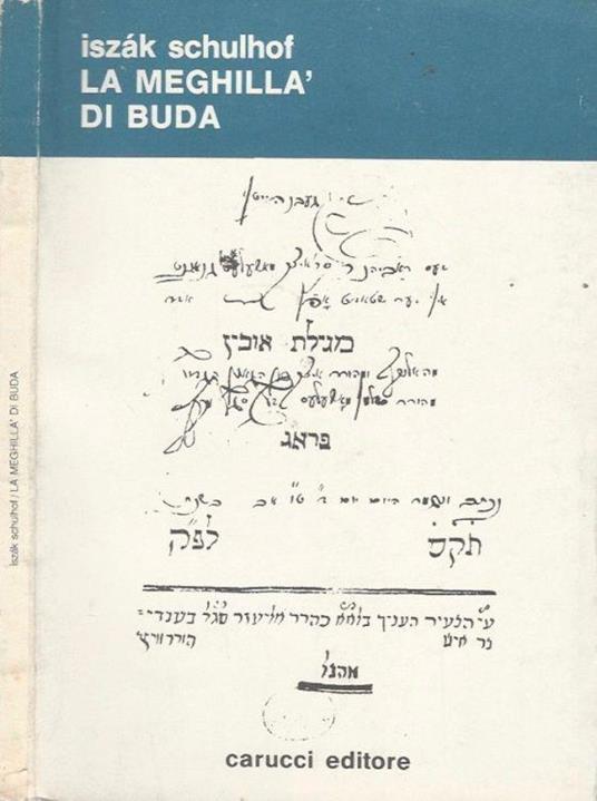 La meghillà di Buda - Isaak Schulhof - copertina