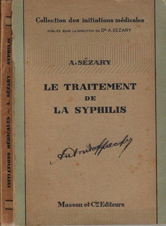 Le traitement de la syphilis - A. Sékaly - copertina
