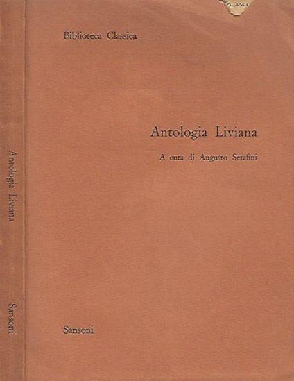 Antologia Liviana - Augusto Serafini - copertina
