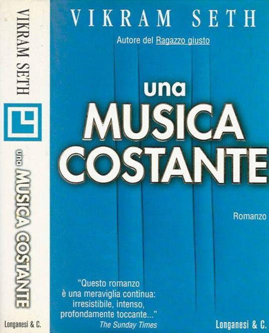 Una musica costante - Vikram Seth - copertina
