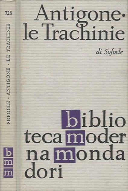 Antigone. Le Trachinie - Sofocle - copertina