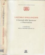 I giornali delle esperienza e osservazioni Vol II