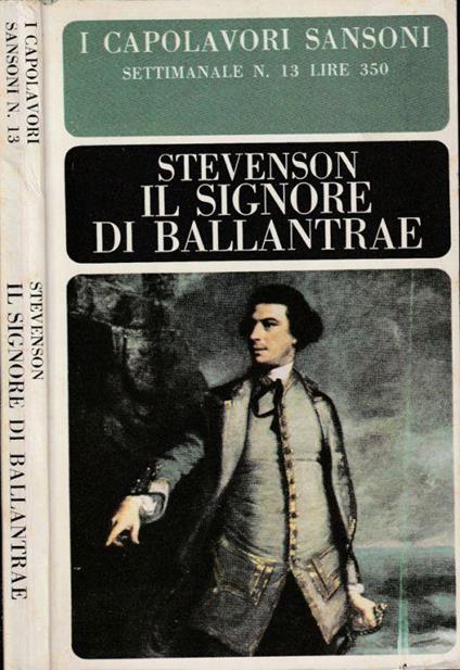 Il signore di Ballantrae - Robert Louis Stevenson - copertina