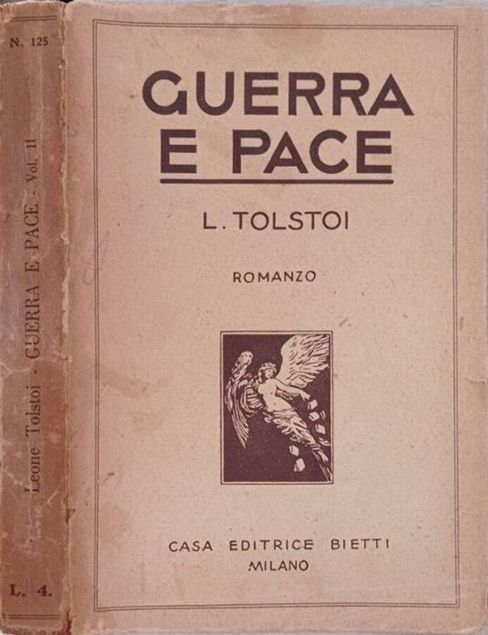 Guerra e Pace - Lev L. Tolstoj - copertina