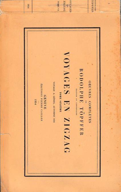 Voyages en zigzag - Rodolphe Töpffer - copertina