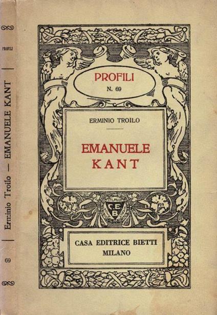Emanuele Kant - Erminio Troilo - copertina