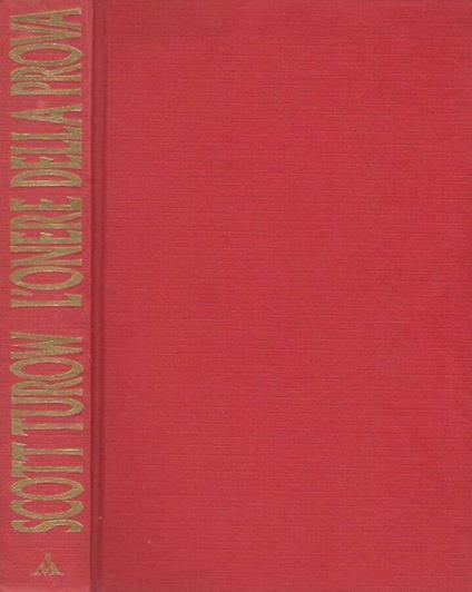 L' onere della prova - Scott Turow - copertina