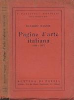 Pagine d'arte italiana. 1834 - 1872