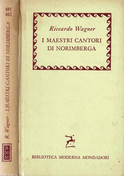 I Maestri Cantori di Norimberga - Richard Wagner - copertina