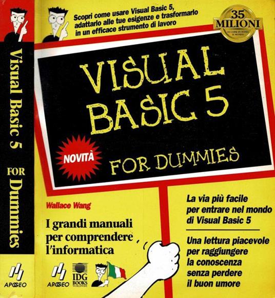Visual Basic 5 for dummies - Wallace Wang - copertina