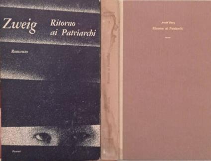 Ritorno ai patriarchi - Arnold Zweig - copertina