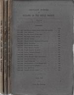 Obituary notices of fellows of the Royal Society Part III, III, I june, august, october 1904
