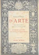 Bollettino d'arte del Ministero della P. Istruzione