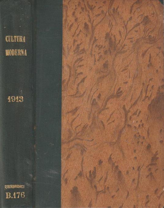 Cultura moderna - Anno VI 1913 - copertina