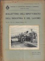 Bollettino dell'ispettorato dell'industria e del lavoro Vol. VI 1-2 gennaio-febbraio 1915