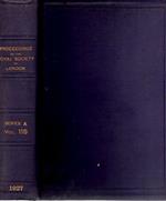 Proceedings of the Royal Society of London series A Vol CXVI 1927
