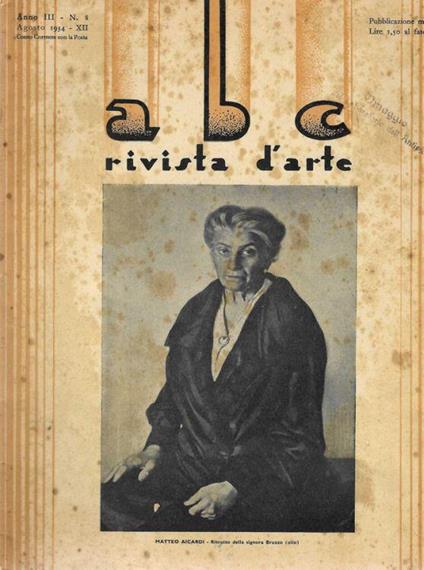 ABC n.8 del 1934 - copertina