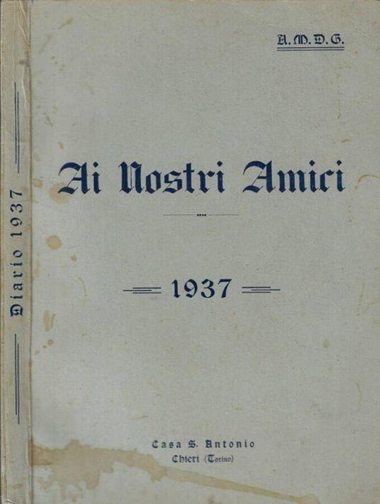 Ai nostri amici - copertina