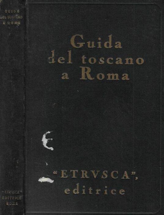 Guida del toscano a Roma - copertina