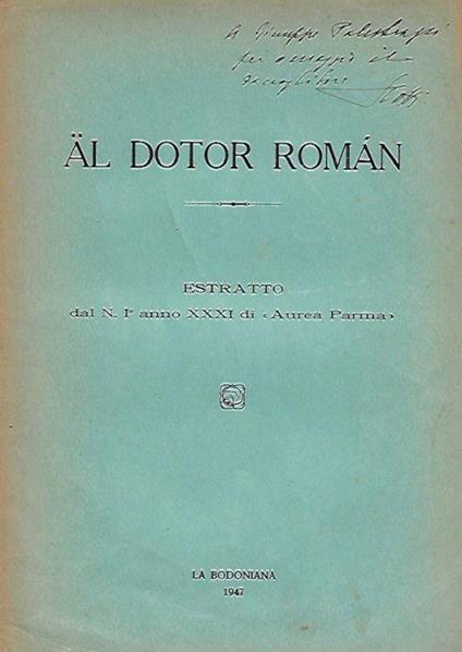 Al Dottor Roman - copertina