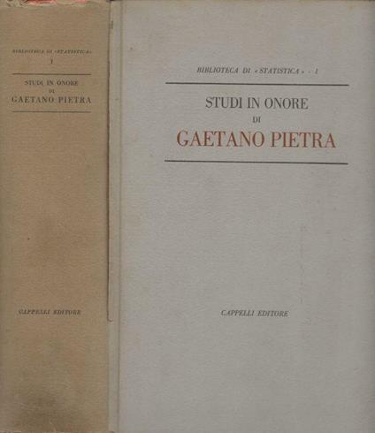 Studi in onore di Gaetano Pietra - copertina