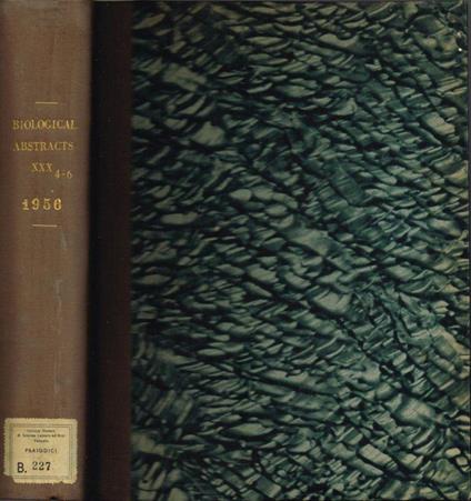 Biological Abstract - copertina