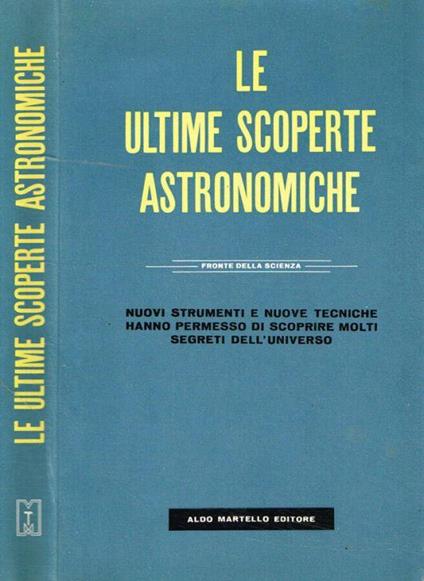 Le ultime scoperte astronomiche - copertina