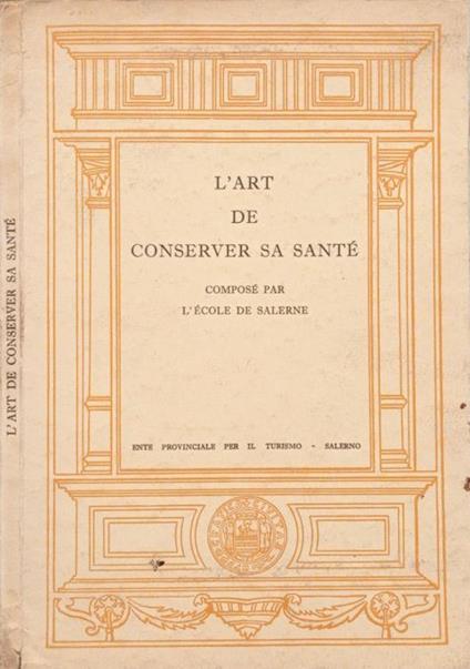 L' art de conserver sa santè - copertina