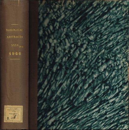 Biological Abstract - copertina