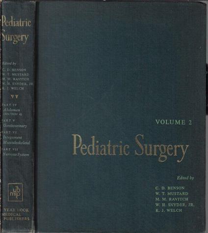 Pediatric surgery Vol II - copertina