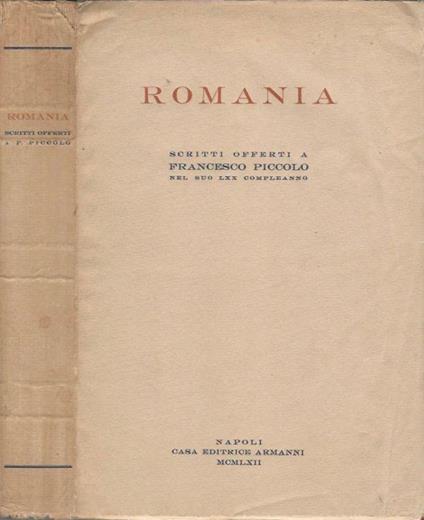 Romania - copertina