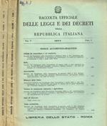 Raccolta ufficiale delle Leggi e dei Decreti della Repubblica Italiana. Vol.V, 1963, fasc.1, 2