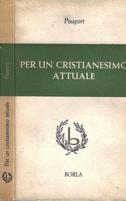 Per un cristianesimo attuale - copertina