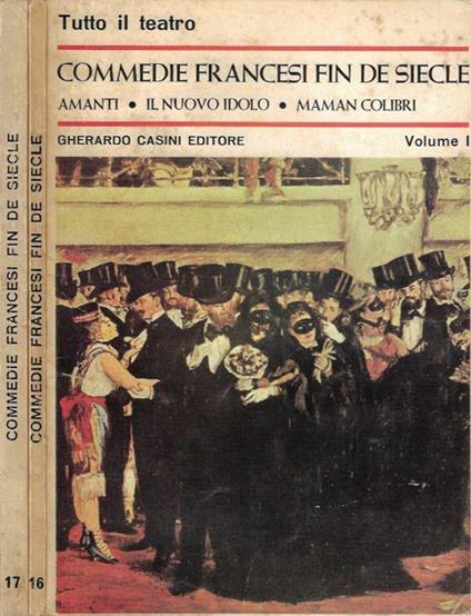Commedie francesi fin de siecle - copertina