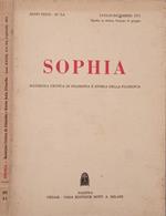 Sophia Anno XXXIX Nri 3-4 1971