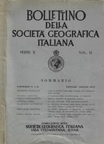 Bollettino della Società Geografica Italiana, serieX, vol. II, fascicolo n. 1 - 6 1973
