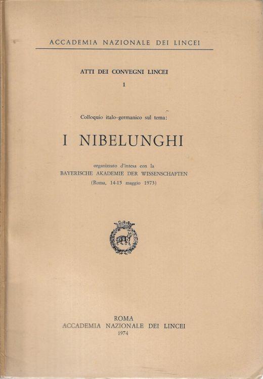 Colloquio italo-germanico sul tema: I Nibelunghi - copertina